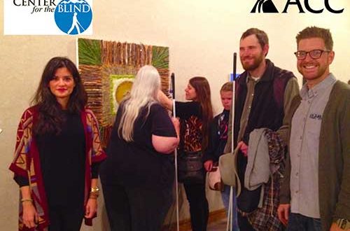 ACC and CCB staff and students around the Mandala