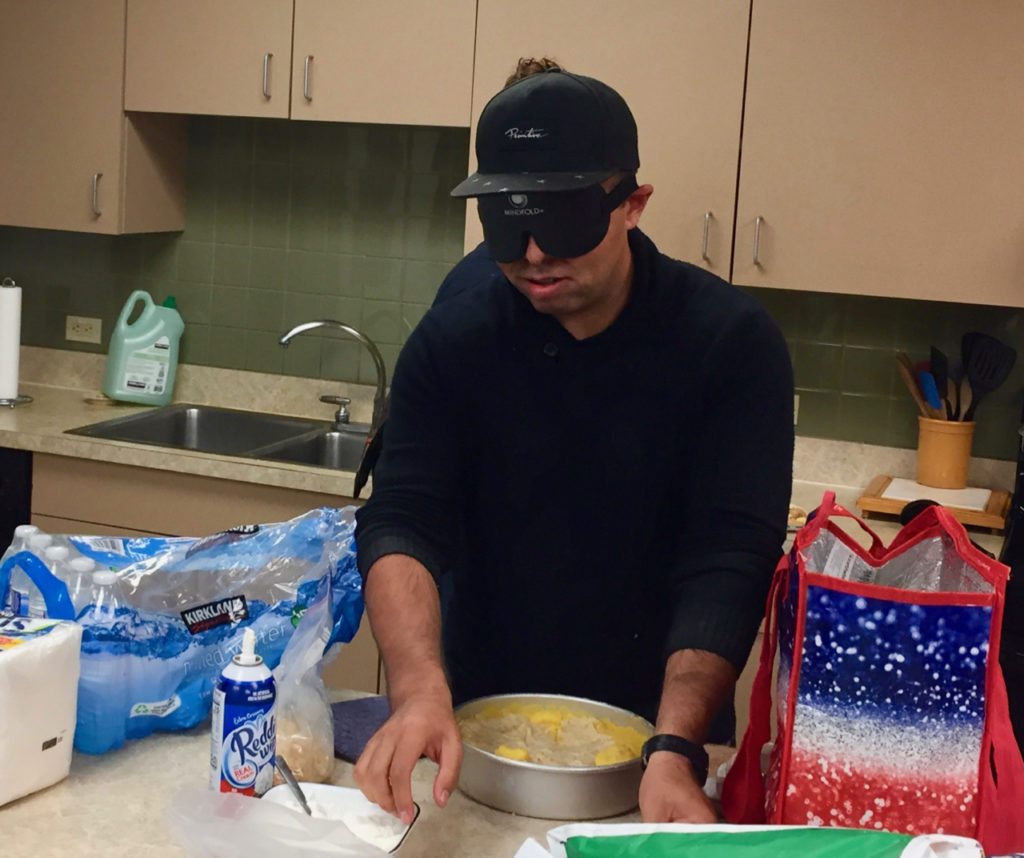 Cezar with his pie